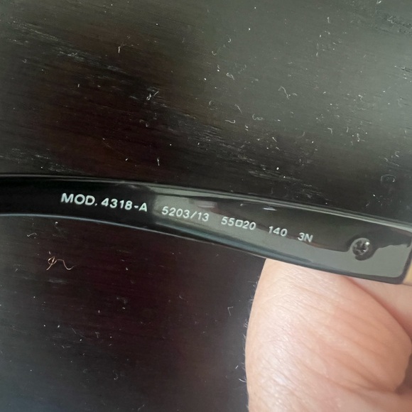 Versace Red and Black Sunglasses - Picture 10 of 10